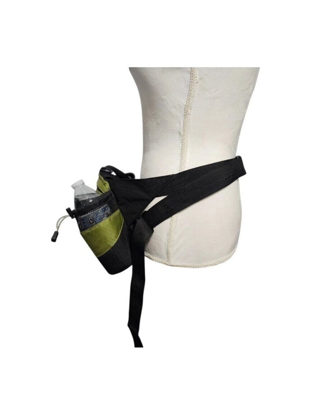Coleman Green Revel 4L Hiking Waist Pack Zip Pockets With 2 Water Bottle Pockets - Picture 2 of 7